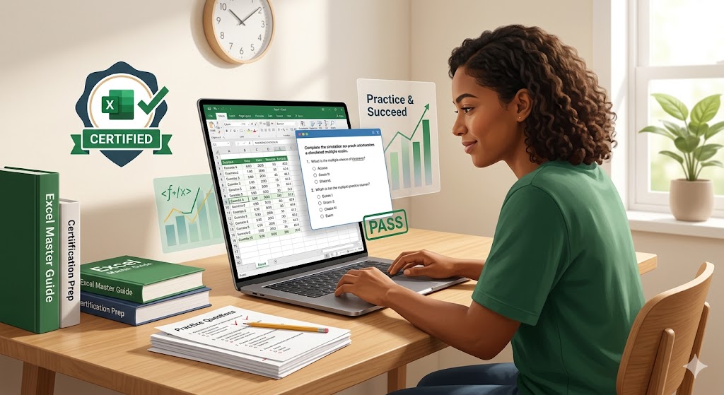 Excel Certification Practice Exam Banner