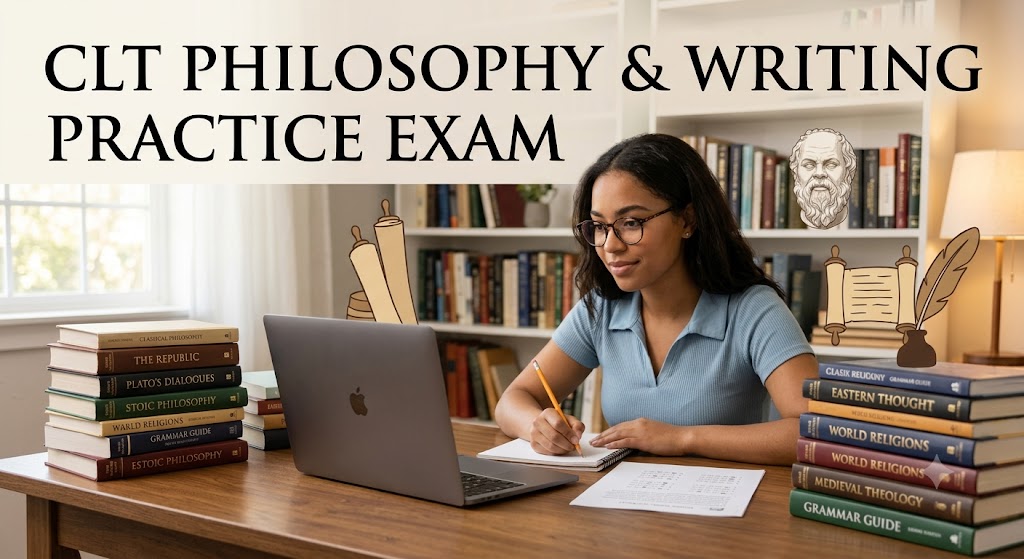 CLT Grammar/Writing Practice Test 1 on Philosophy/Religion Banner