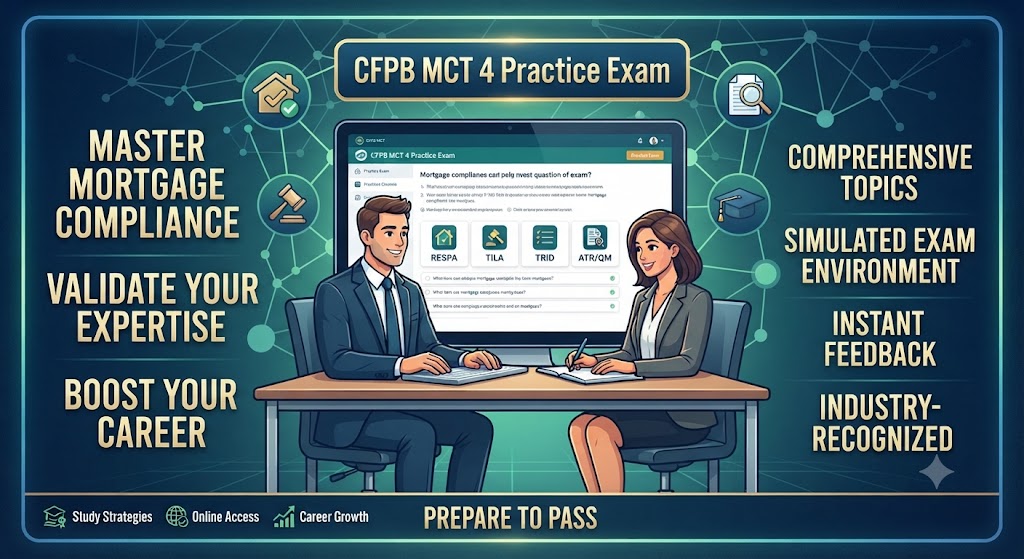 CFPB Mortgage Compliance Training (MCT) 4 Practice Test Banner