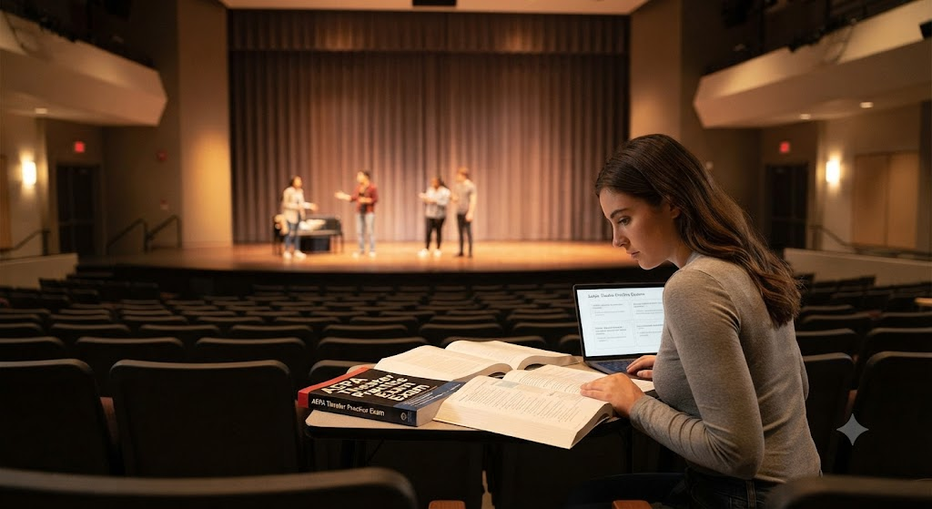 AEPA Theater Practice Exam Banner