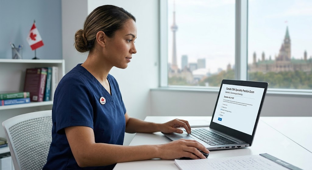 CNA Specialty Practice Test & Exam Prep | Canada Banner