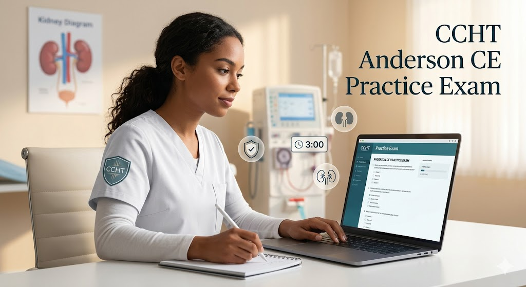 CCHT Anderson Continuing Education Practice Exam Banner