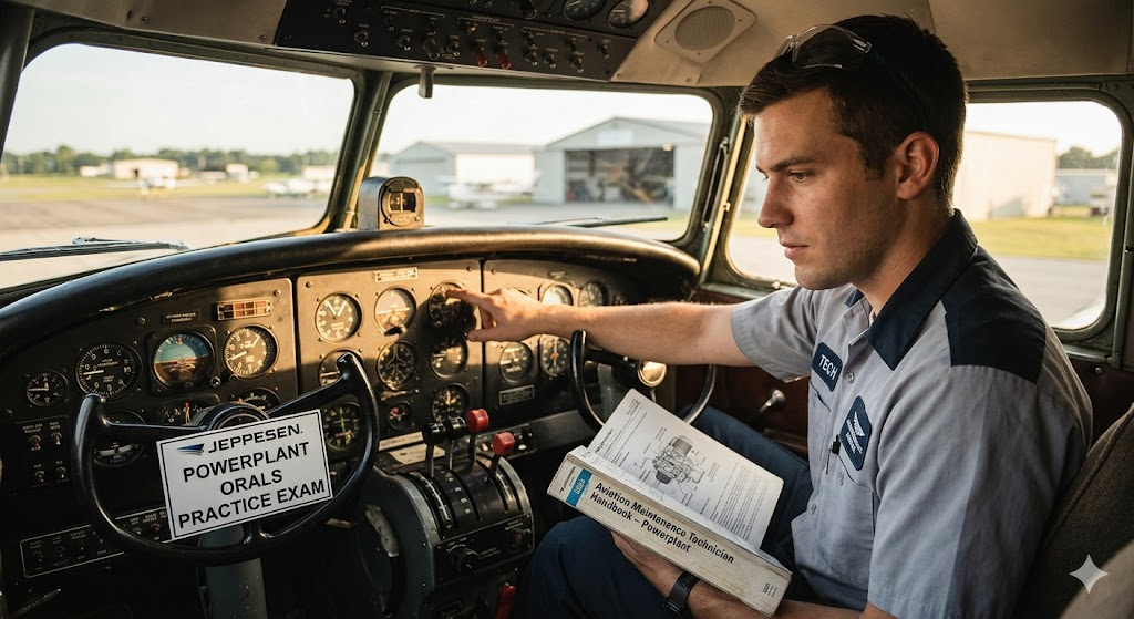 Jeppesen Powerplant Orals Practice Test Banner