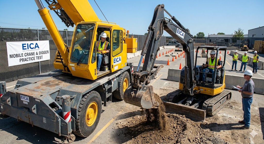 EICA Mobile Crane & Digger Practice Test Banner