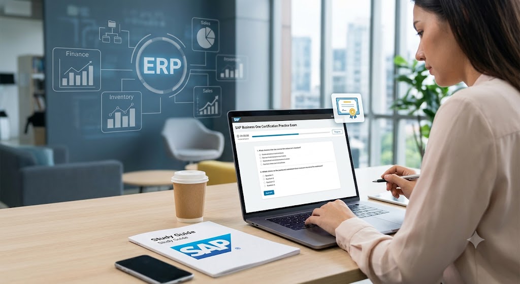 SAP Business One Certification Practice Exam Banner
