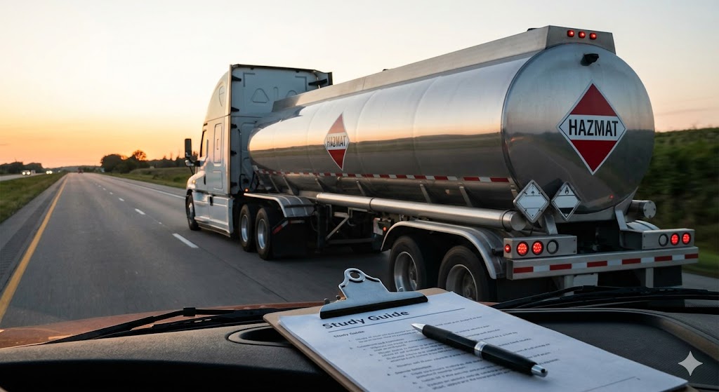 Class A Commercial Driver License (CDL) HAZMAT Endorsement Practice Exam Banner