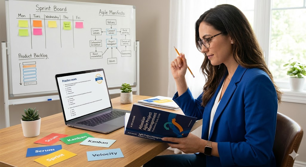 Atlassian Agile Project Management Professional Certification Practice Exam Banner