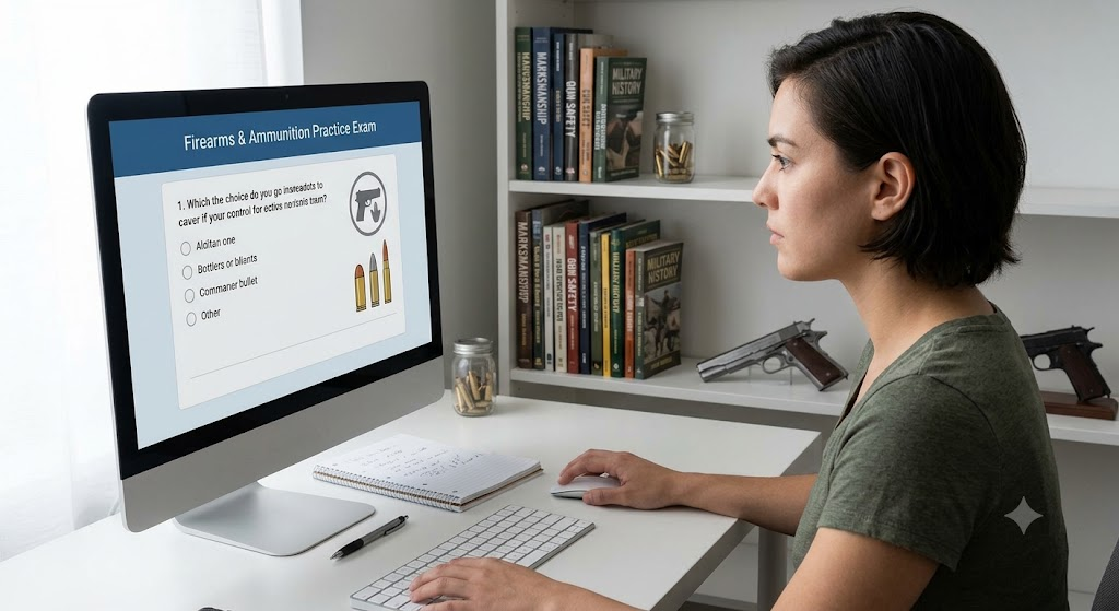 Firearms and Ammunition Quiz Practice Test Question Banner
