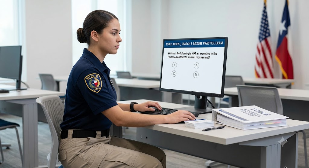 TCOLE BPOC – Arrest, Search & Seizure Practice Test Banner