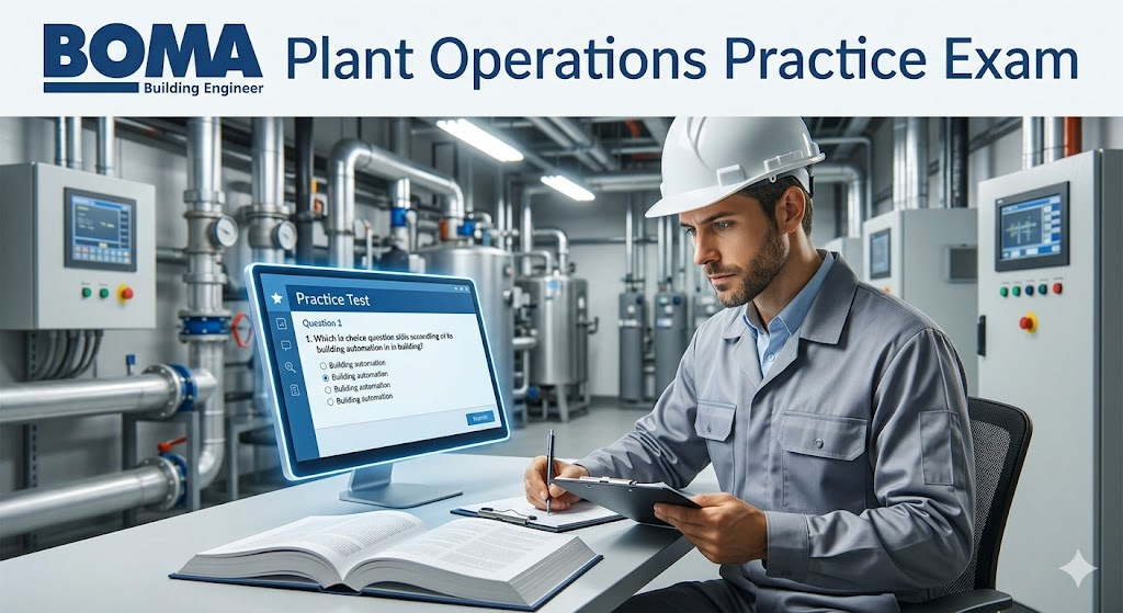 BOMA Plant Operations Practice Test Banner
