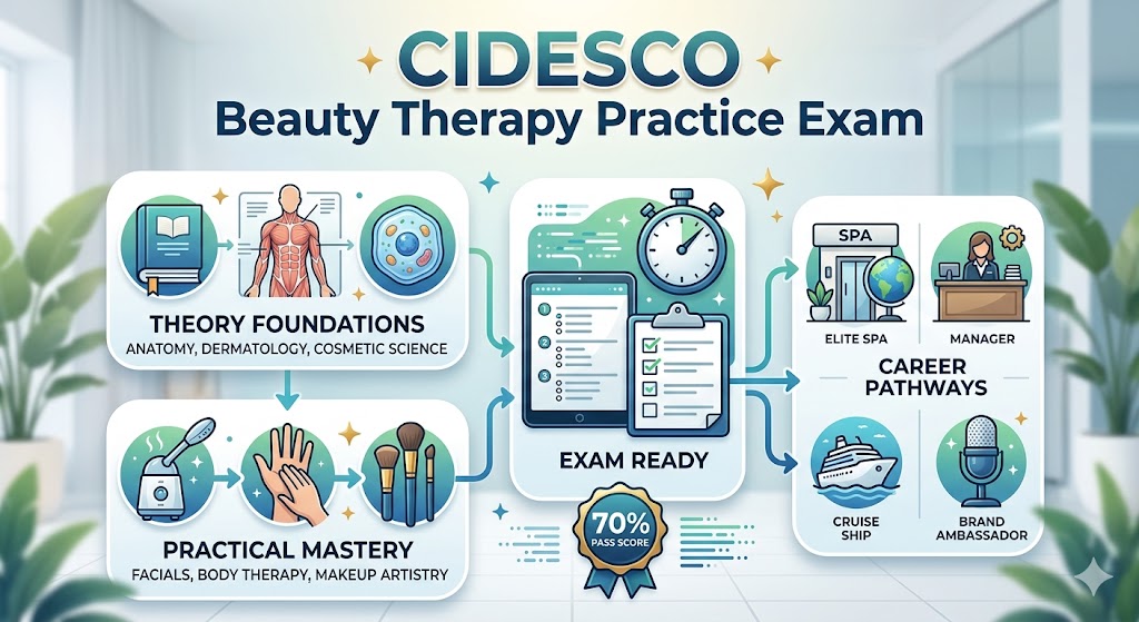 CIDESCO Beauty Therapy Practice Banner