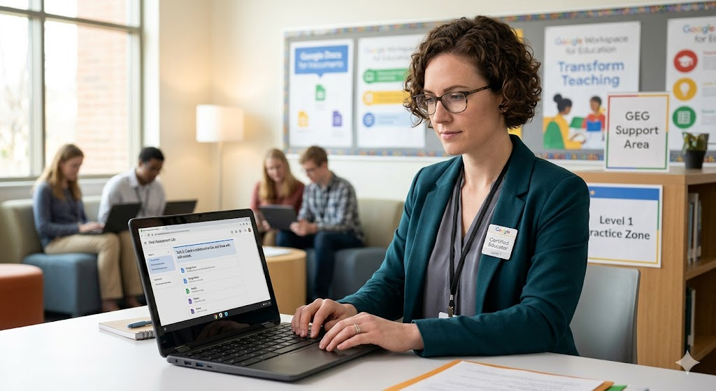 Google Educator Group (GEG) Level 1 Practice Exam Banner