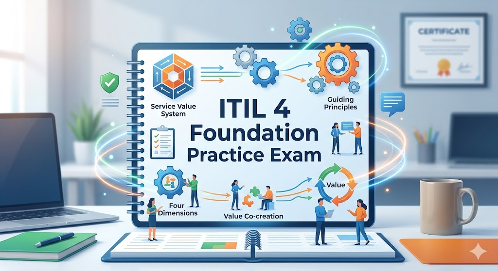 Information Technology Infrastructure Library (ITIL) Foundation Practice Exam Banner