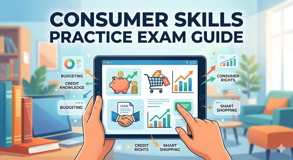 Consumer Skills Practice Test Banner