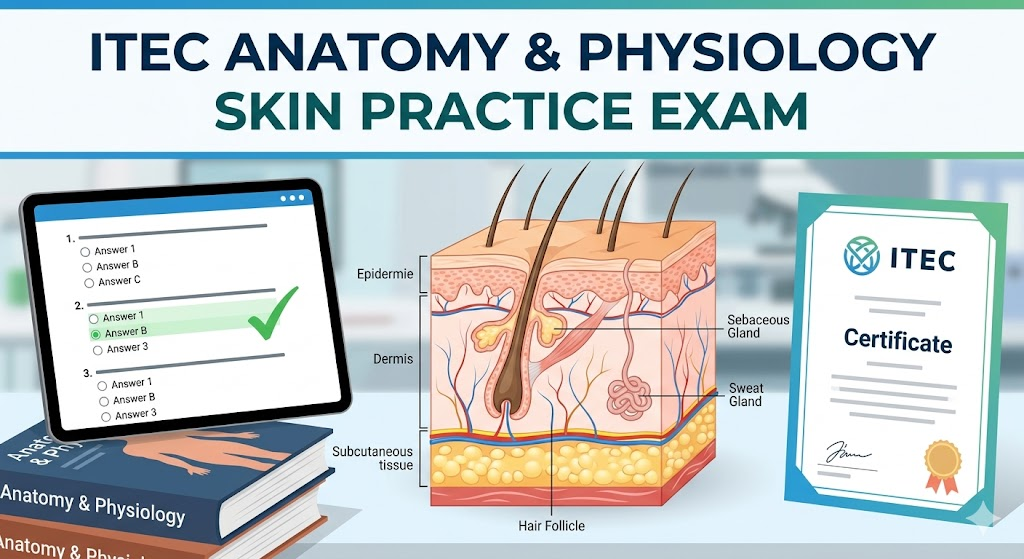 ITEC Anatomy & Physiology - Skin Practice Test Banner