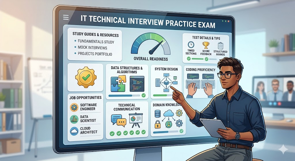 IT Technical Interview Practice Test Banner