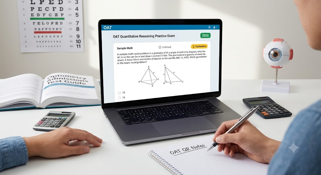 OAT Quantitative Reasoning Practice Test 2026 Untimed [Explanation] Banner