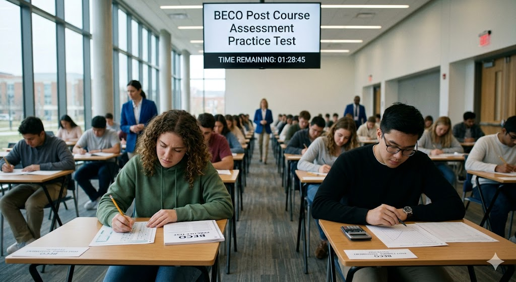 BECO Post Course Assessment Practice Test Banner