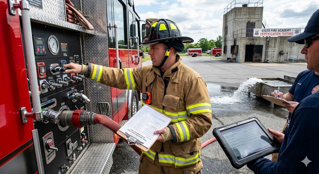Fire Service Pump Operator State Practice Test Banner