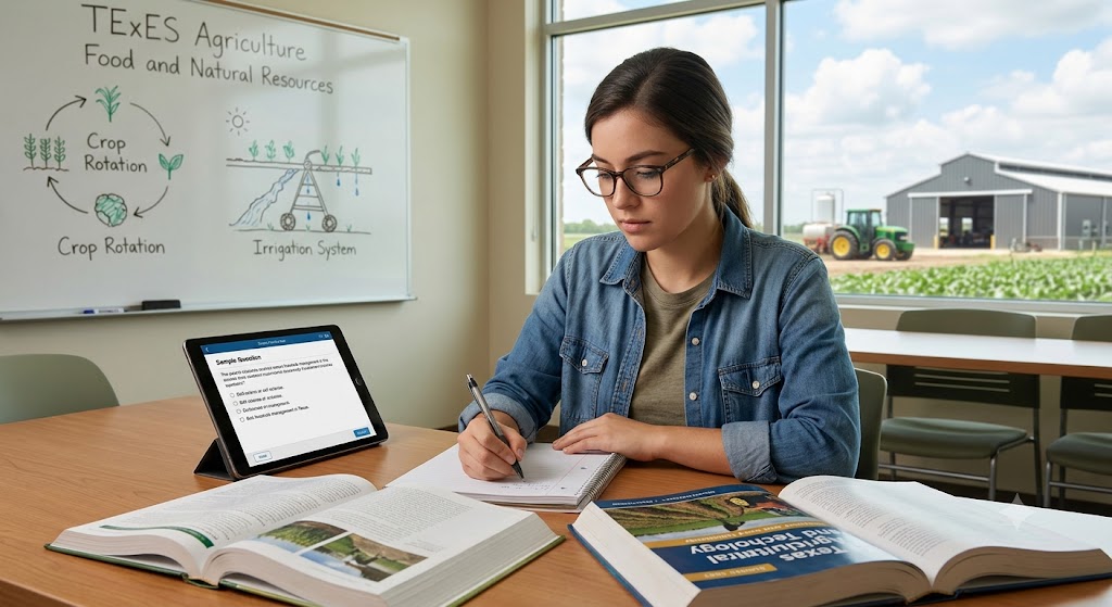 Texas Agriculture Content Practice Exam Study Guide Banner