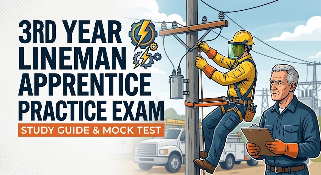 3rd Year Lineman Apprentice Practice Exam Banner