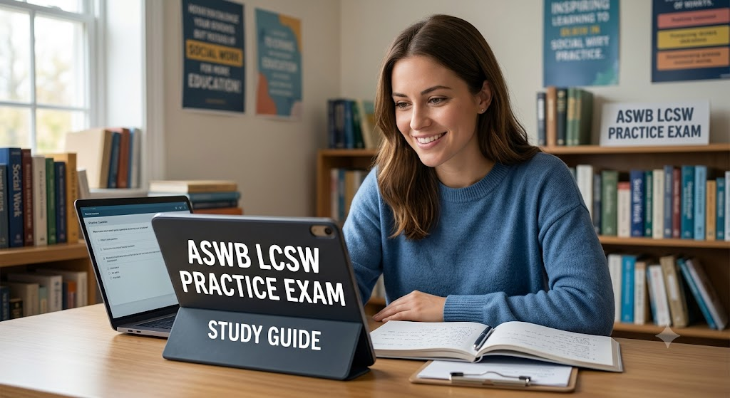 ASWB LCSW Social Work Clinical Practice Exam Banner