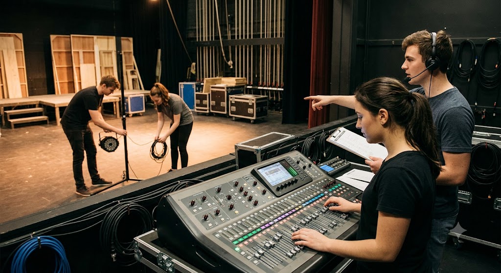Technical Theatre Practice Exam Banner