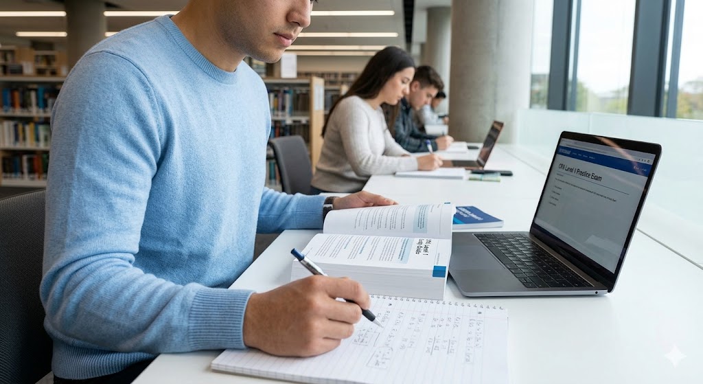 Chartered Financial Analyst (CFA) Level 1 Practice Exam Banner