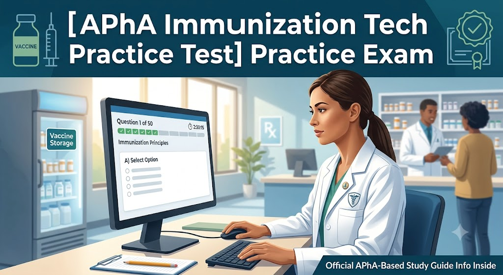 APhA Based Immunization – Pharmacy Technician Practice Test Banner