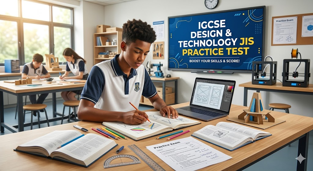 IGCSE Design & Technology (DT) JIS Practice Test Banner