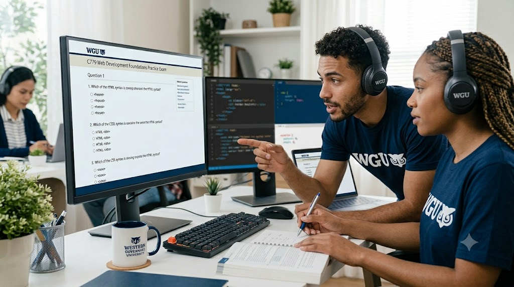 Western Governors University (WGU) C779 Web Development Foundations Practice Exam Banner