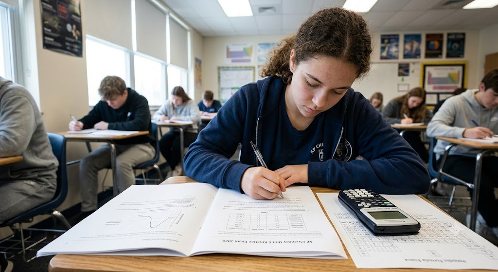 AP Chemistry Exam Unit 5 Practice Test (Kinetics) 2026 Banner