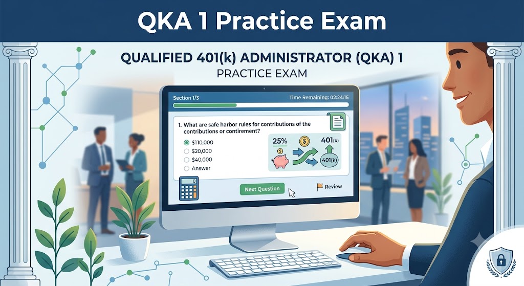 Qualified 401(k) Administrator (QKA) 1 Practice Exam Banner