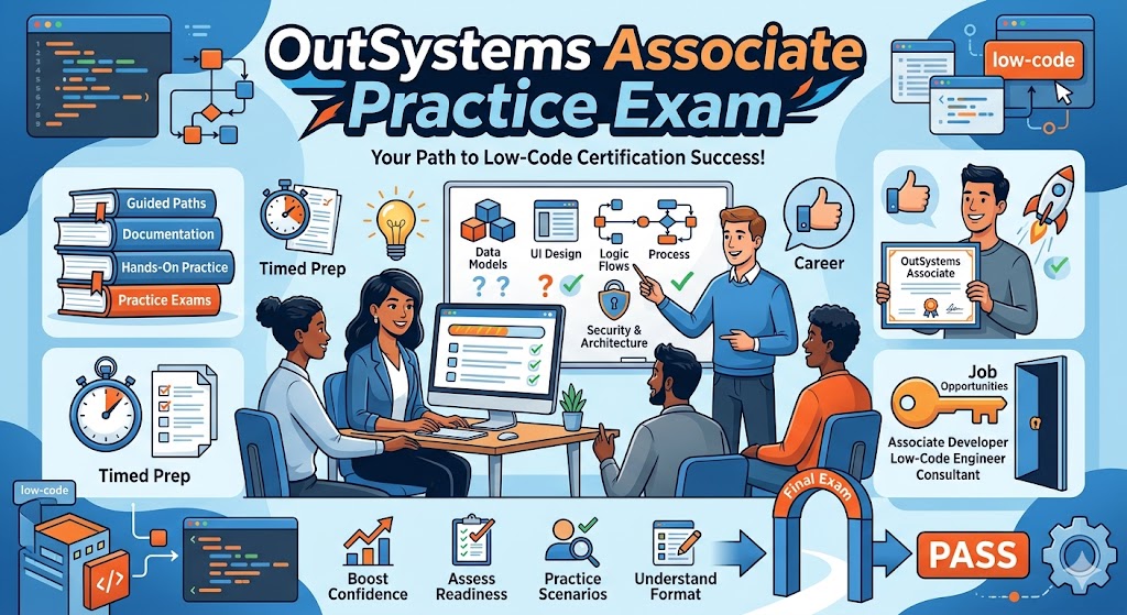 OutSystems Associate Practice Exam Banner