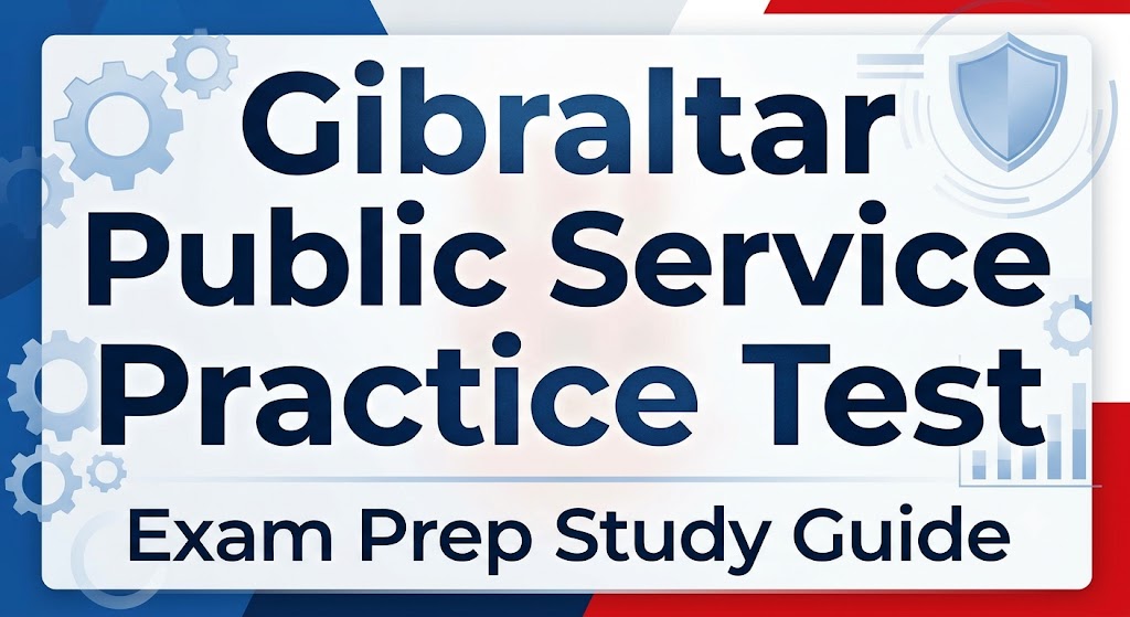 Gibraltar Public Service Practice Test & Exam Prep Banner