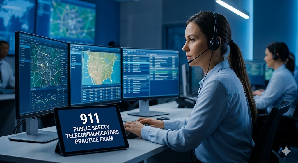 911 Public Safety Telecommunicators Practice Exam Banner