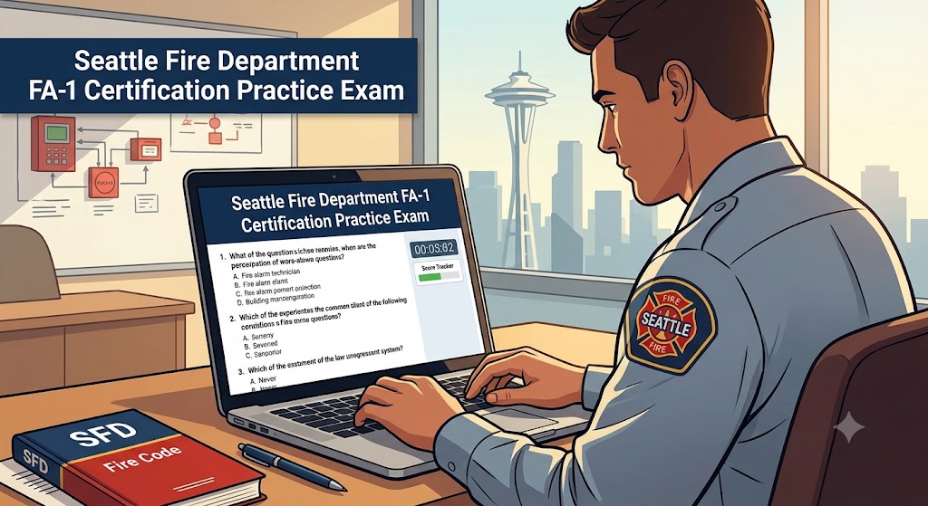 Seattle Fire Dept FA-1 Practice Exam Banner