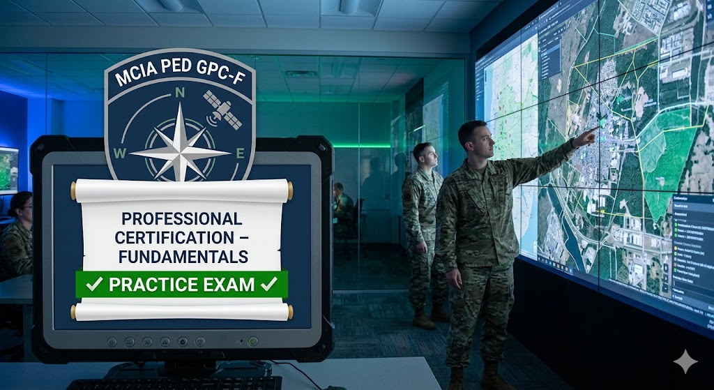MCIA PED GEOINT Professional Certification – Fundamentals (GPC-F) Practice Test Banner