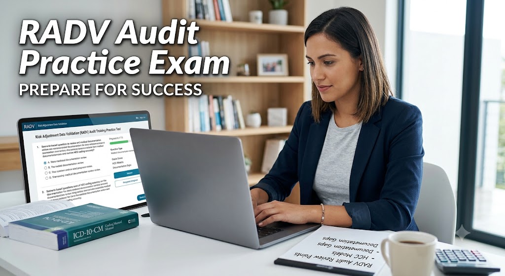 Risk Adjustment Data Validation (RADV) Audit Training Practice Test Banner