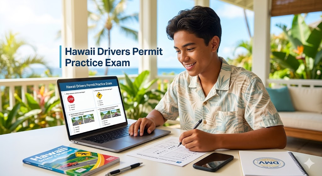 Hawaii Drivers Permit Practice Test Banner