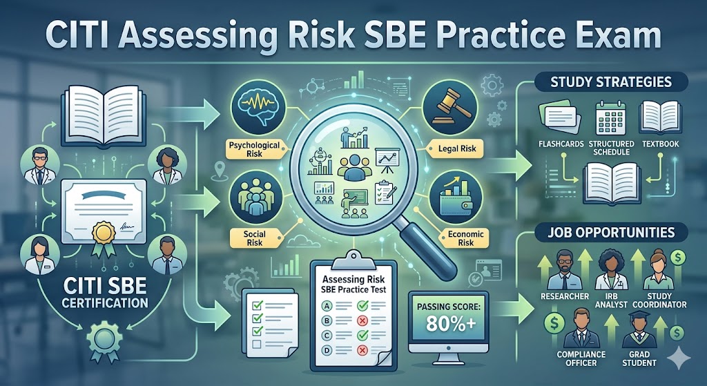 CITI Assessing Risk - SBE Practice Test Banner