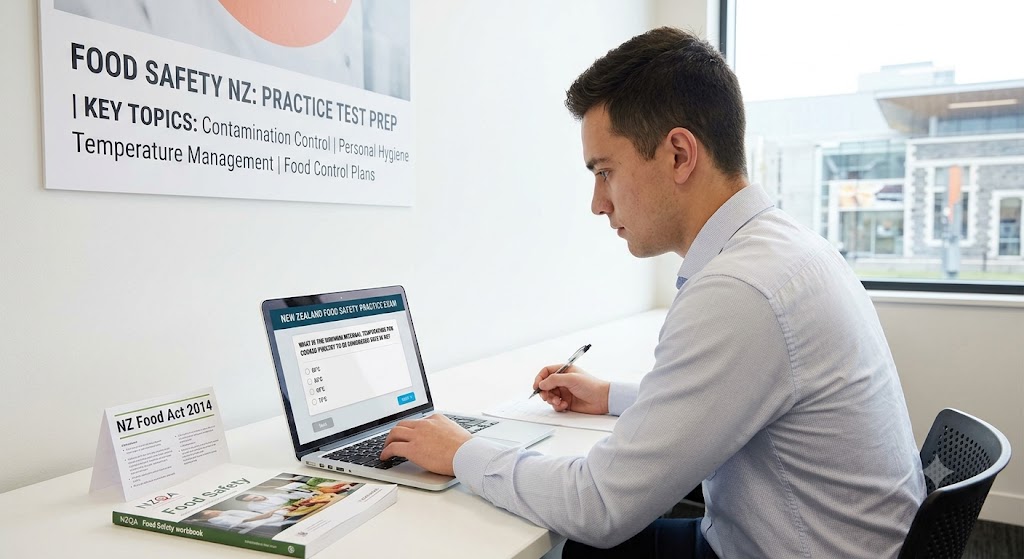 Food Safety Practice Test & Exam Prep | New Zealand Banner