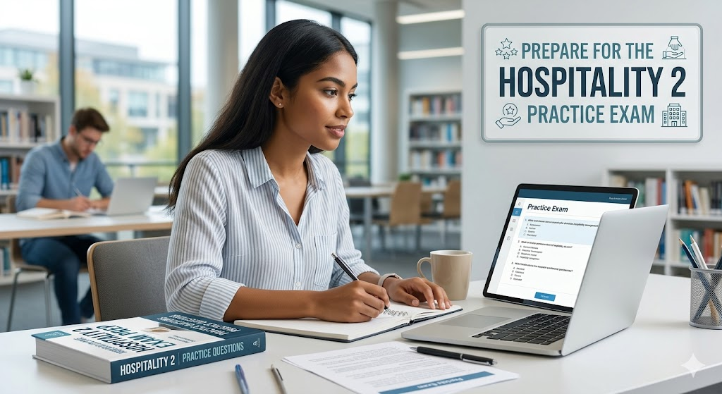 Hospitality 2 Practice Exam Banner