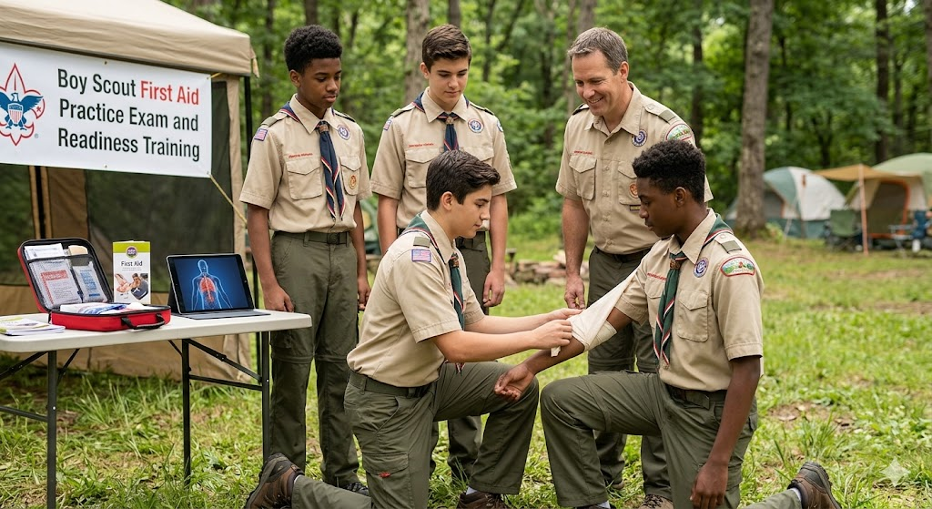Boy Scout First Aid Practice Test Banner