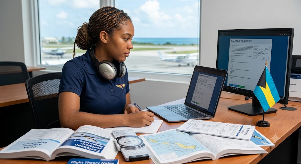 BCAA Airman Practice Test & Exam Prep | Bahamas Banner