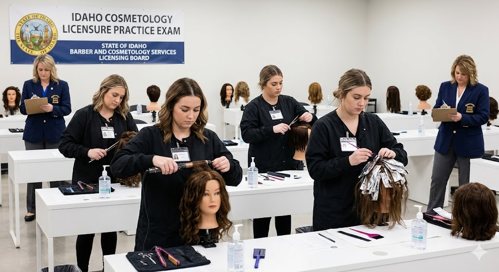 Idaho Cosmetology Licensure Practice Exam Banner