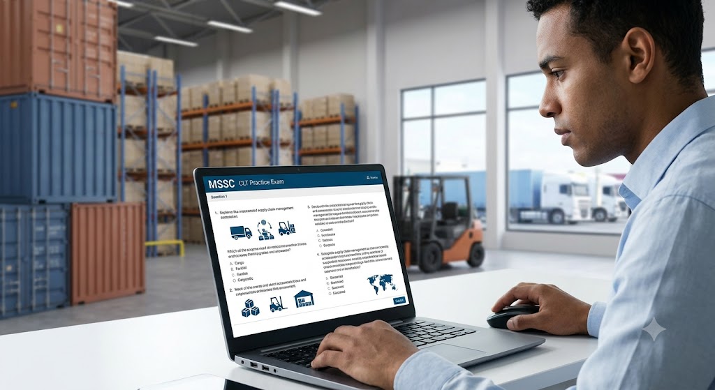 MSSC Certified Logistics Technician (CLT) Practice Exam Banner