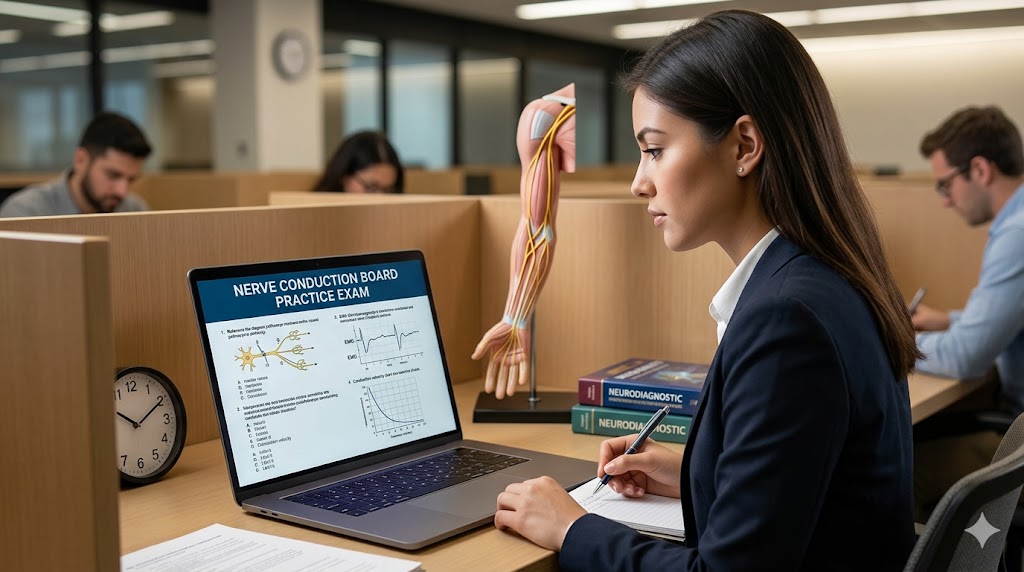 Nerve Conduction Board Practice Exam Banner