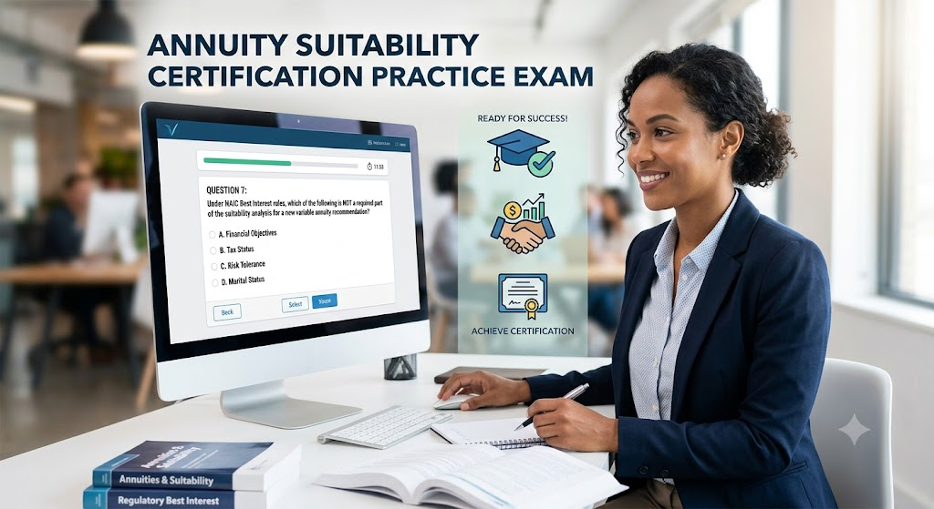 Annuity Suitability Certification Practice Exam Banner