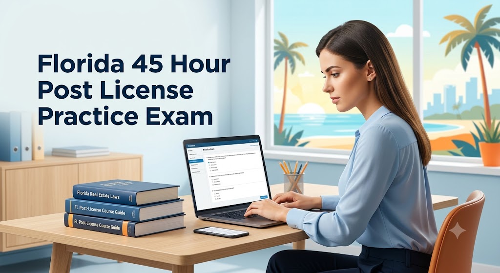 Florida 45 Hour Post License Practice Test Banner